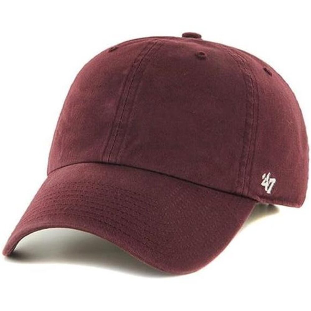 White Baseball Cap Adjustable Cotton Embroidered Relaxed Fit Hat